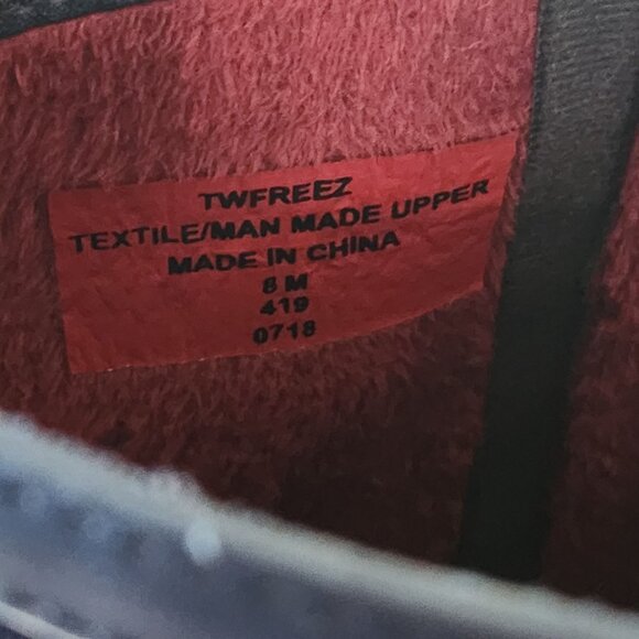 Tommy Hilfiger Blue Quilted Rainboots Women's Size 8 - Picture 4 of 4